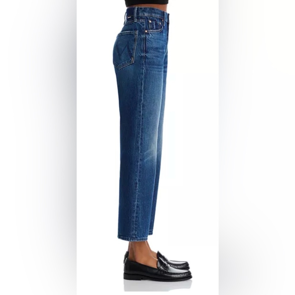 MOTHER Superior The Rambler Ankle Jeans in Well Stacked, Size 24 Medium Dark - Picture 15 of 16